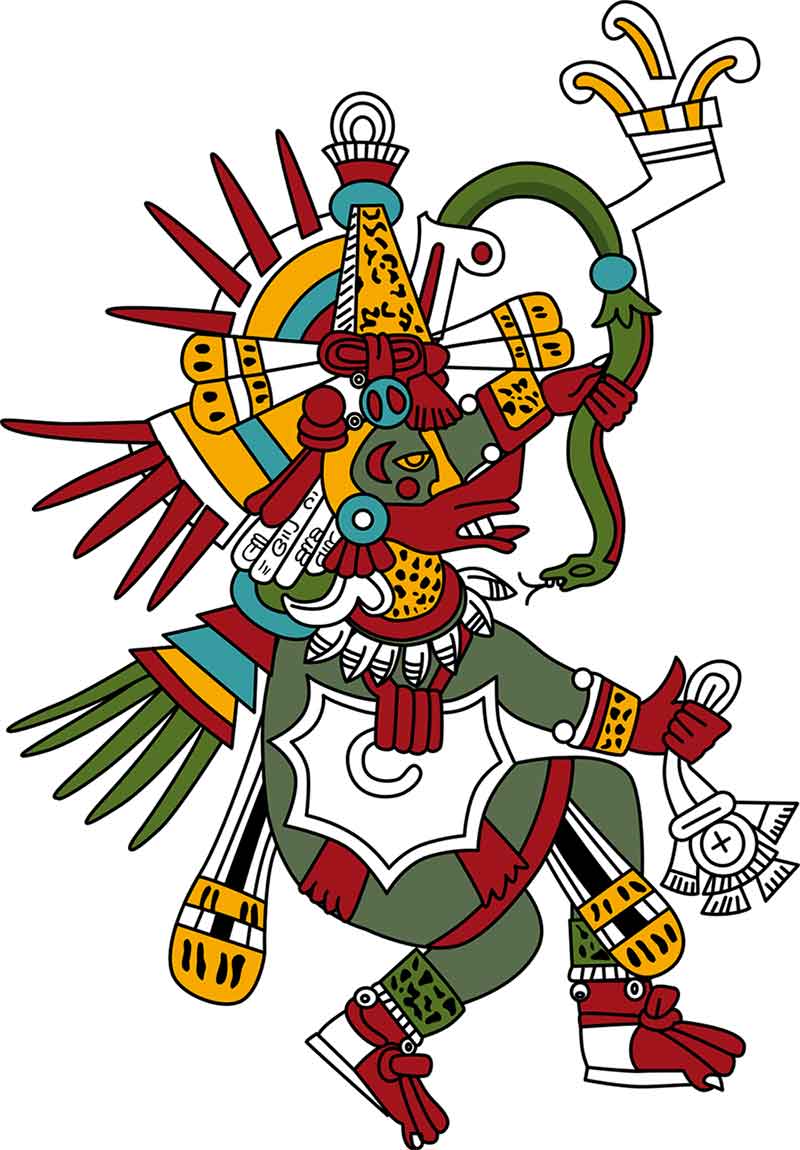 quetzalcoatl codice borbonico