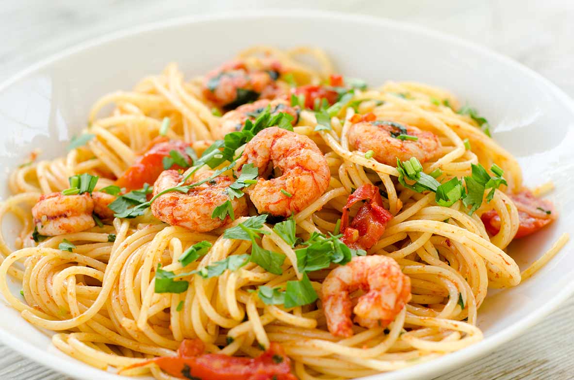 pasta con mariscos en restaurantes tour tlaquepaque y destileria